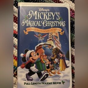 Mickeys Magical Christmas Disney VHS